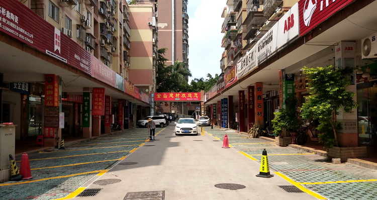 厦门金山建材城小区路线划线(图3) 厦门金山建材城小区路线划线(图3)